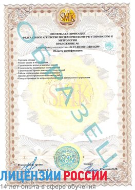 Образец сертификата соответствия (приложение) Апатиты Сертификат ISO 14001